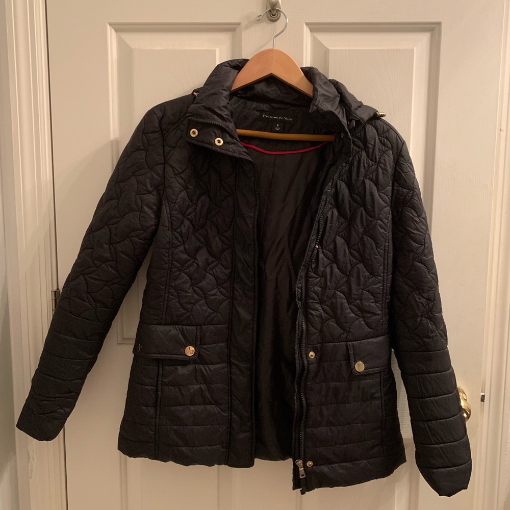 Preston & York Quilted Water Resistant Coat